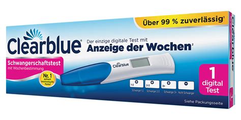 Grafik, die die zwei Funktionen des Clearblue Schwangerschaftstests mit Wochenbestimmung zeigt: Nachweis von hCG und Bestimmung der Schwangerschaftswochen.