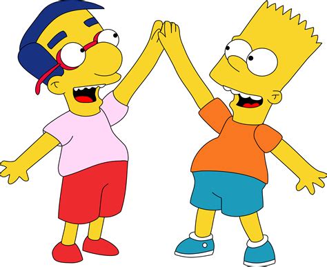 Bart und Milhouse bei einem gemeinsamen Abenteuer