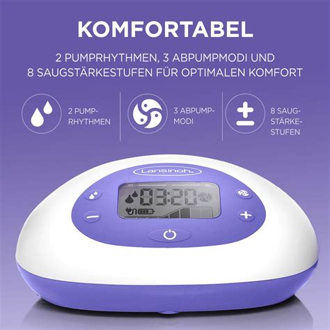 Illustration des korrekten Zusammenbaus der Lansinoh Affinity Pro Milchpumpe