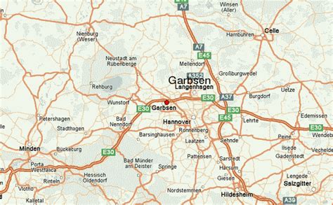 Übersichtskarte mit gynäkologischen Praxen in Garbsen und Umgebung
