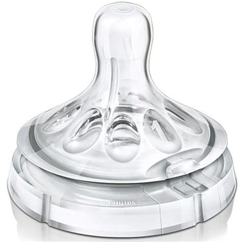 Schema des Philips Avent Naturnah-Saugers mit Blütendesign und Komfortkissen