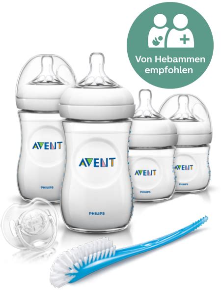 Illustration der Philips Avent Naturnah-Flasche, die die einfache Befüllung und Reinigung durch den breiten Hals zeigt