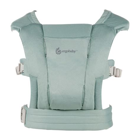 Detailaufnahme des Soft Air Mesh Gewebes der Ergobaby Embrace Trage.