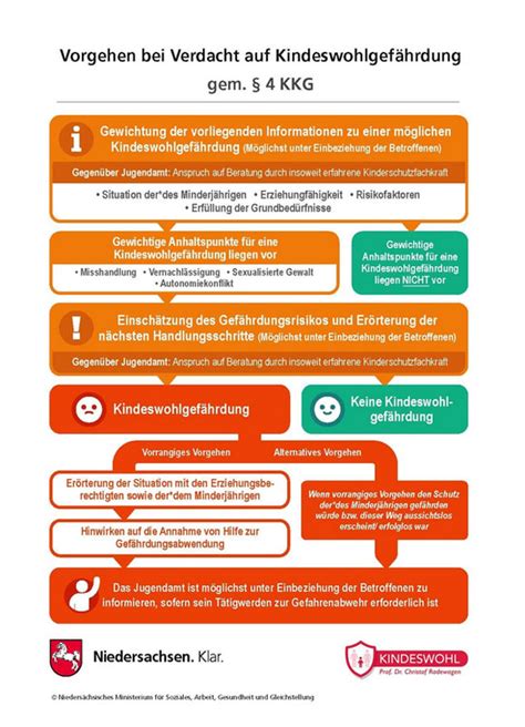 Schema eines diagnostischen Vorgehens bei Verdacht auf Kindesmisshandlung.