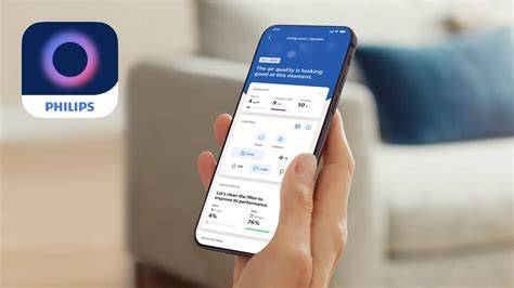 Screenshot der Philips Baby+ App auf einem Smartphone