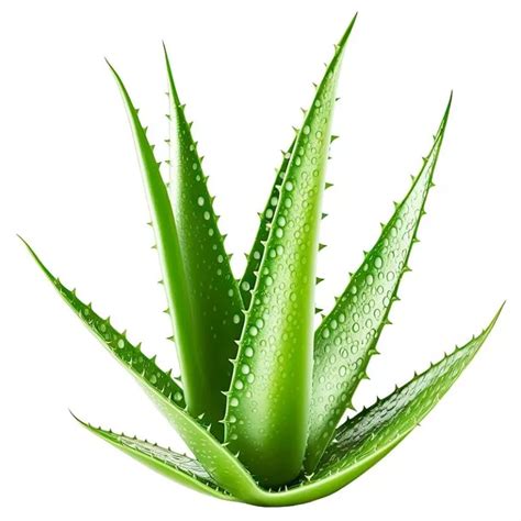 Illustration einer Aloe Vera Pflanze mit hervorgehobenen Blättern, aus denen das Gel extrahiert wird.
