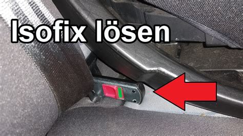 Schema der Funktionsweise von ISOFIX