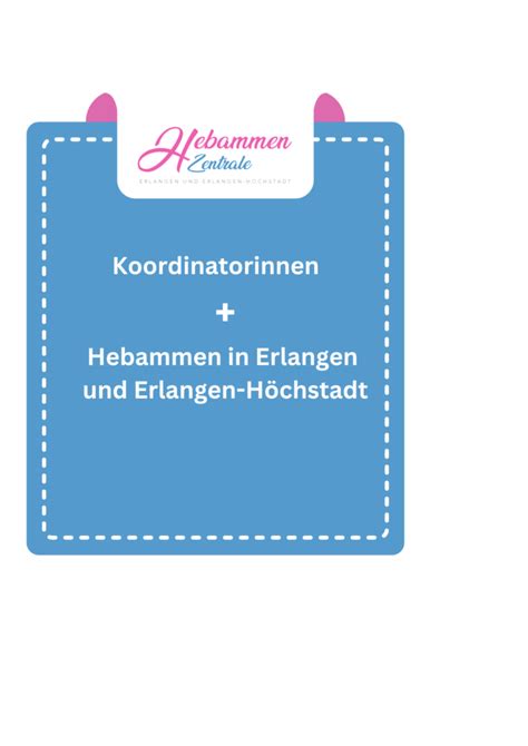 Infografik: Übersicht über die angebotenen Hebammenleistungen in Crailsheim