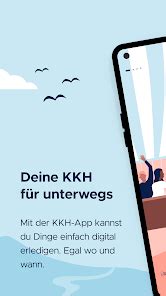 Screenshot der KKH-App mit Funktion zum Dokumenten-Upload