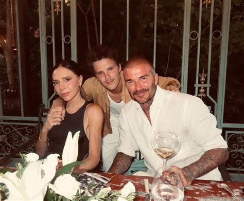 Victoria und David Beckham mit ihren Kindern