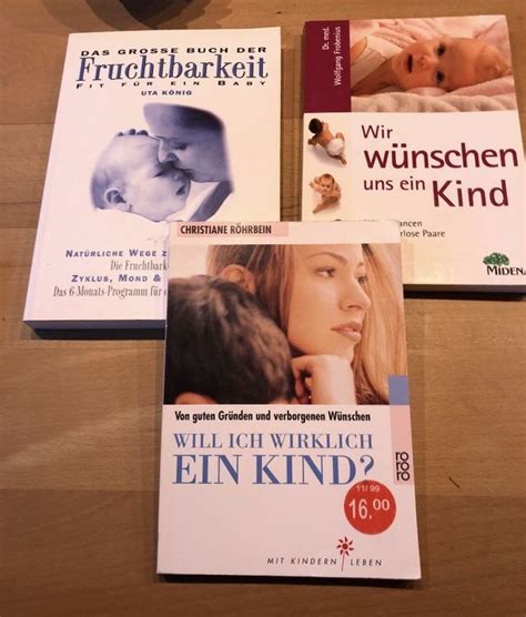 Cover mehrerer Bücher zum Thema Kinderwunsch, Ratgeber und Erfahrungsberichte.