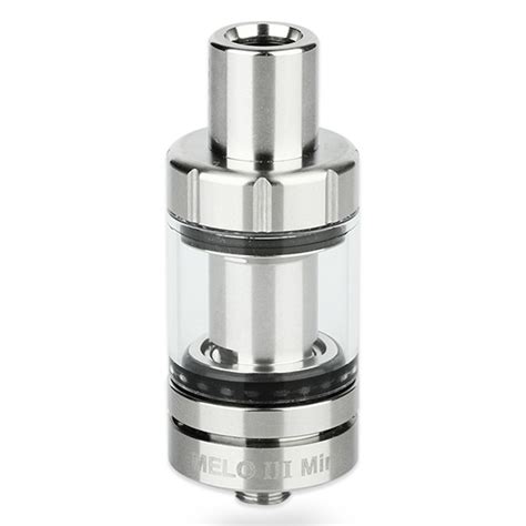 Detailaufnahme des Melo 3 Mini Clearomizers mit markierten Teilen für die Reinigung