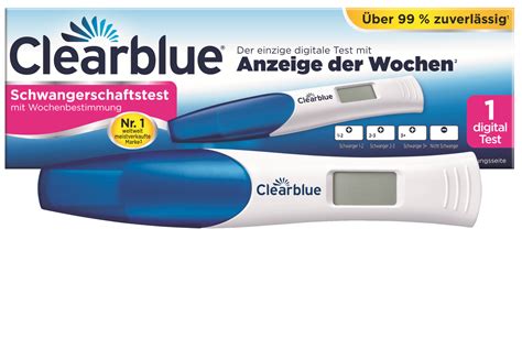 Grafik, die die Zuverlässigkeit des Clearblue Digital Schwangerschaftstests mit Wochenbestimmung im Vergleich zu einem Ultraschall zeigt.