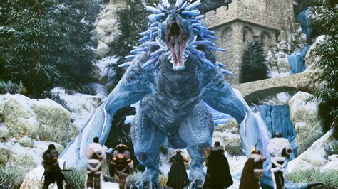 Spieler, der ein Wyvern-Ei aus einem Nest stiehlt, während Wyvern angreifen