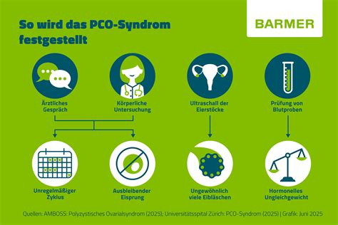 Infografik zur Behandlung von PCOS