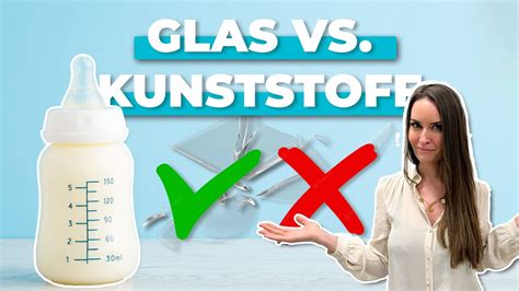 Infografik: Vergleich von Babyflaschenmaterialien (Glas, Kunststoff, Edelstahl) mit Vor- und Nachteilen