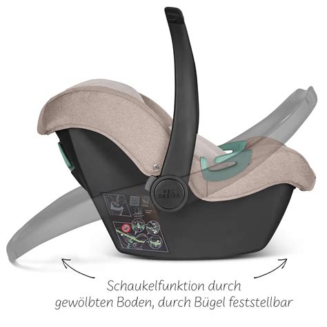 ABC Design Babyschale Tulip mit Neugeborenen-Einsatz und Sonnendach