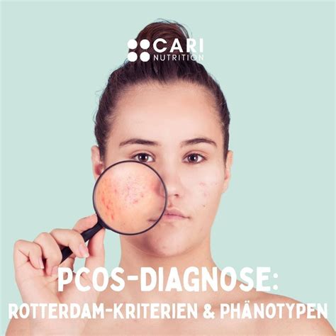 Infografik, die die Rotterdam-Kriterien für die PCOS-Diagnose darstellt