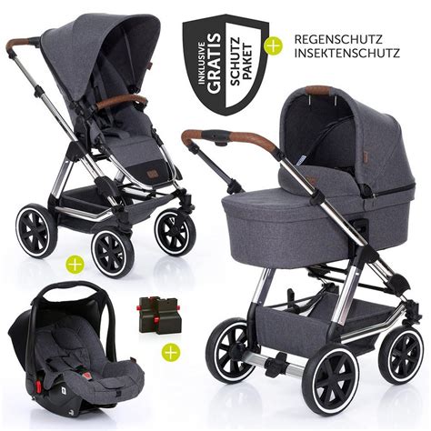ABC Design Condor 4 mit Babywanne und Sportsitz im Einsatz