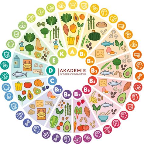 Infografik mit den wichtigsten Vitaminen und Mineralstoffen für Schwangerschaft und Stillzeit und deren Funktionen