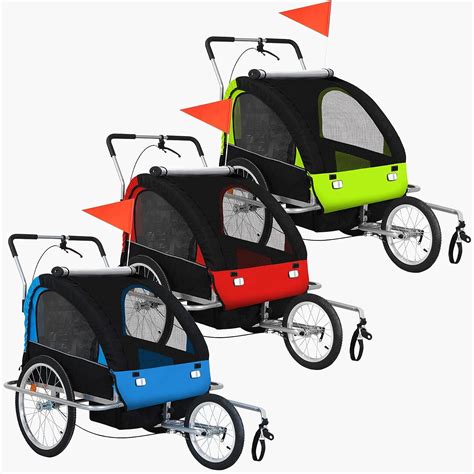 Vergleichstabelle der empfohlenen Fahrradanhänger für Babys mit ihren jeweiligen Babysitz-Optionen