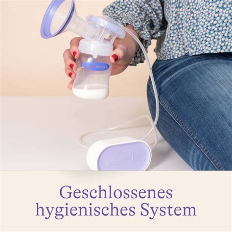 Zusammenfassende Grafik, die die Lansinoh Elektrische Milchpumpe Kompakt hervorhebt