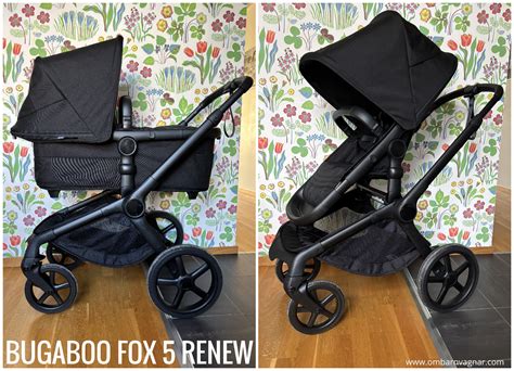 Infografik, die den Recycling-Anteil der Materialien des Bugaboo Fox 5 Renew im Vergleich zum Fox 5 zeigt