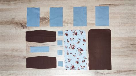Schnittteile für eine DIY-Jackenerweiterung