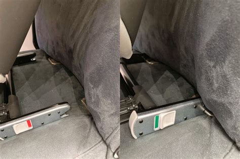 Detailaufnahme der Isofix-Haken einer Base