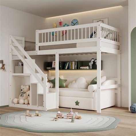 Kinderbett mit einer Kindermatratze