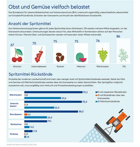 Infografik: Tipps zur Reduzierung der Pestizidaufnahme bei Obst und Gemüse