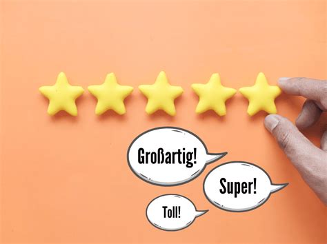 Diagramm mit einer Übersicht über positive und negative Bewertungen