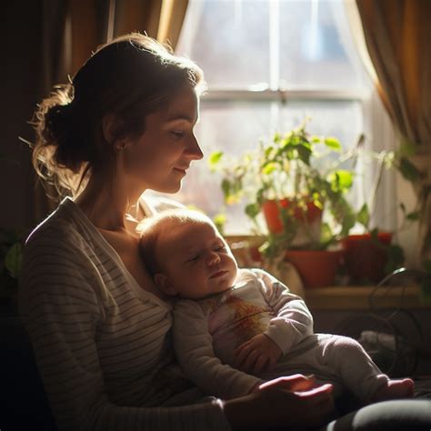Foto einer Mutter, die ihr Baby lächelnd in einer Kokadi Flip Trage trägt.
