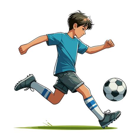 Illustration eines Kindes in einem bunten Parka, das im Freien spielt.