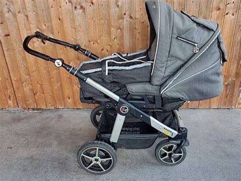 Einkaufskorb und integrierte Regenschutz-Tasche des Hartan Racer GTS