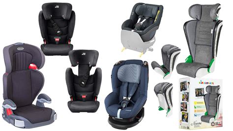 Schema der ADAC Prüfkriterien für Kindersitze