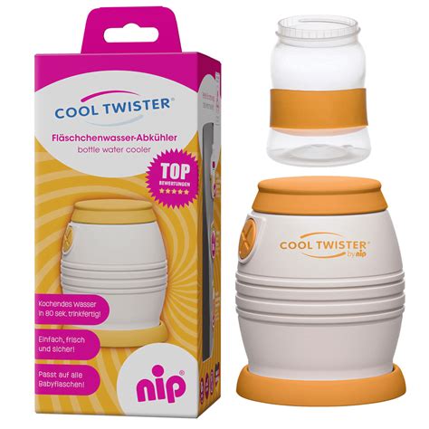 Grafische Darstellung des nip® Cool Twister im Einsatz, die den Kühlprozess veranschaulicht.