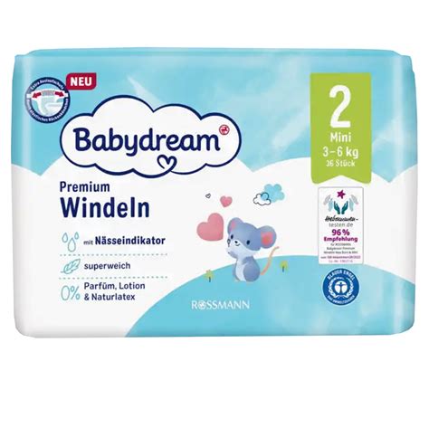 Infografik zu den umweltfreundlichen Standards der Babydream Windeln