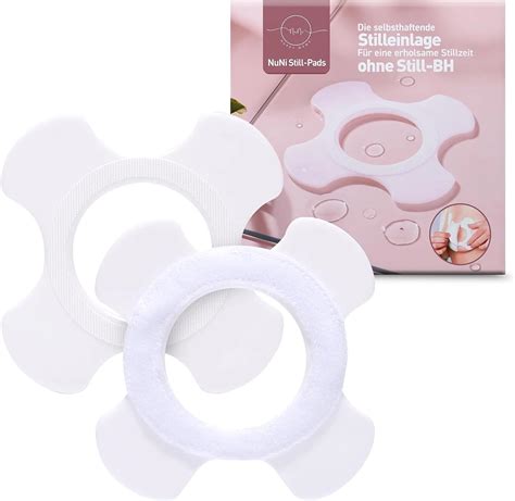 Schema der NuNi Still-Pads mit Klettring zur Befestigung der Stilleinlage