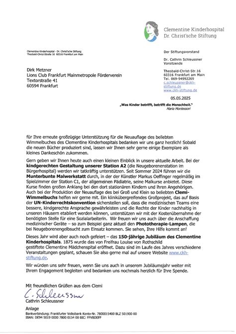 Luftaufnahme des Clementine Kinderhospitals im Herzen Frankfurts