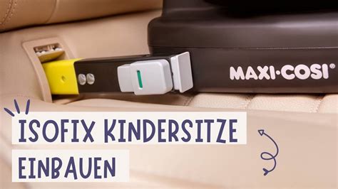 Illustration der Isofix-Befestigung eines Kindersitzes