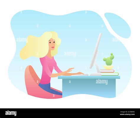 Illustration einer Frau am Schreibtisch mit einem kleinen Baby im Arm, die über einem Dokument brütet, das als 