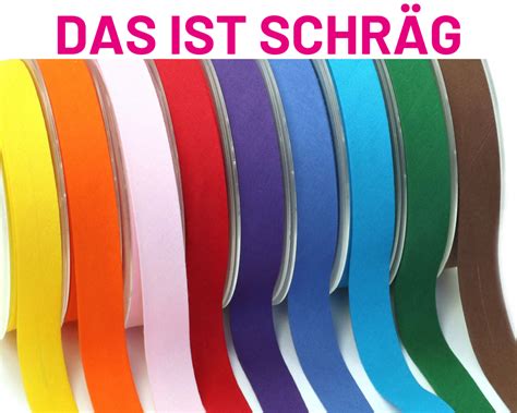 Schräg geschnittener Stoffstreifen für Schrägband
