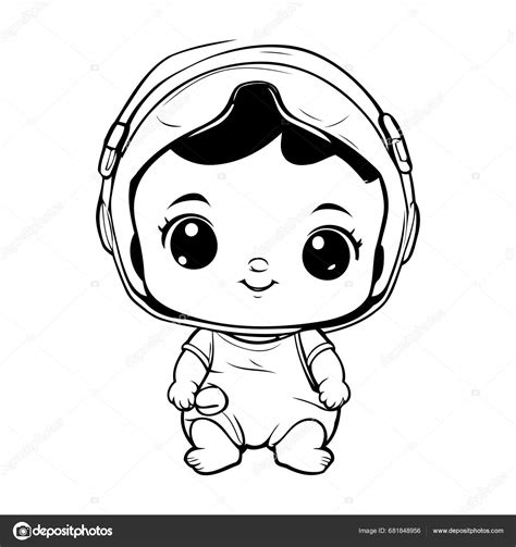 Illustration eines niedlichen Baby-Stramplers