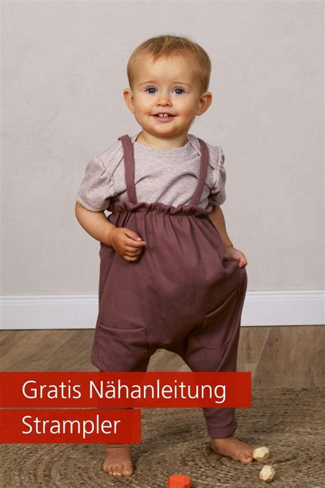 Übersicht über benötigte Materialien zum Strampler nähen