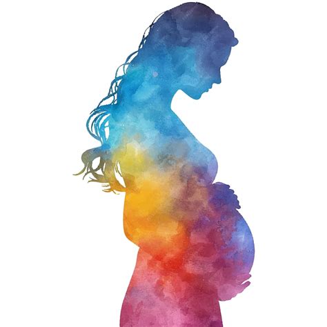 Illustration einer schwangeren Frau im Kostüm als Diskokugel
