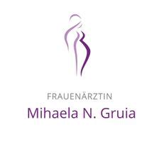Praxisschild der Frauenarztpraxis Mihaela N. Gruia