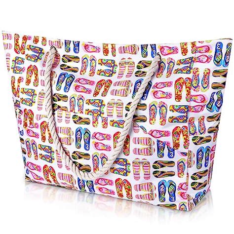 Chamäleon Strandtasche mit beiden unterschiedlichen Seiten.