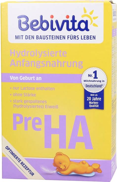 Darstellung der Zutateliste der Töpfer Lactana Pre HA Anfangsnahrung