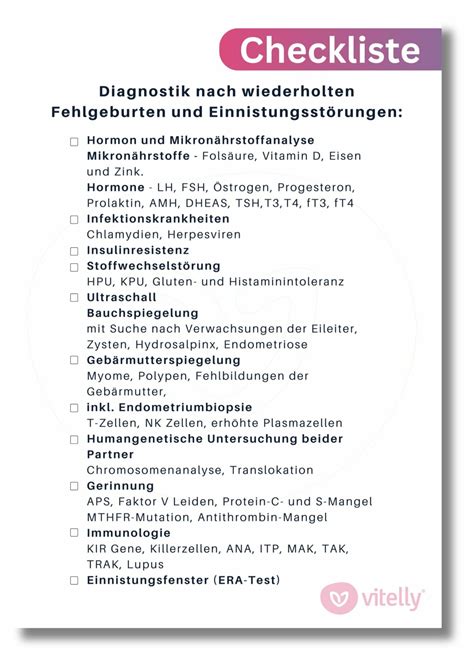 Infografik, die verschiedene Ursachen für wiederholte Fehlgeburten darstellt